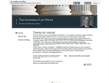 Tablet Screenshot of goldfieldlaw.com